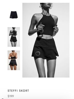 Marysia Black Skort NWT sz large